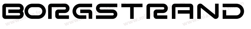 Borgstrand Regular字体转换